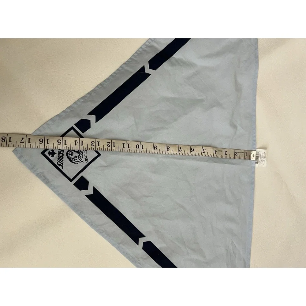 BSA Boy Scouts of America CUB SCOUTS Bear Light Blue Neckerchief Scarf Bandana